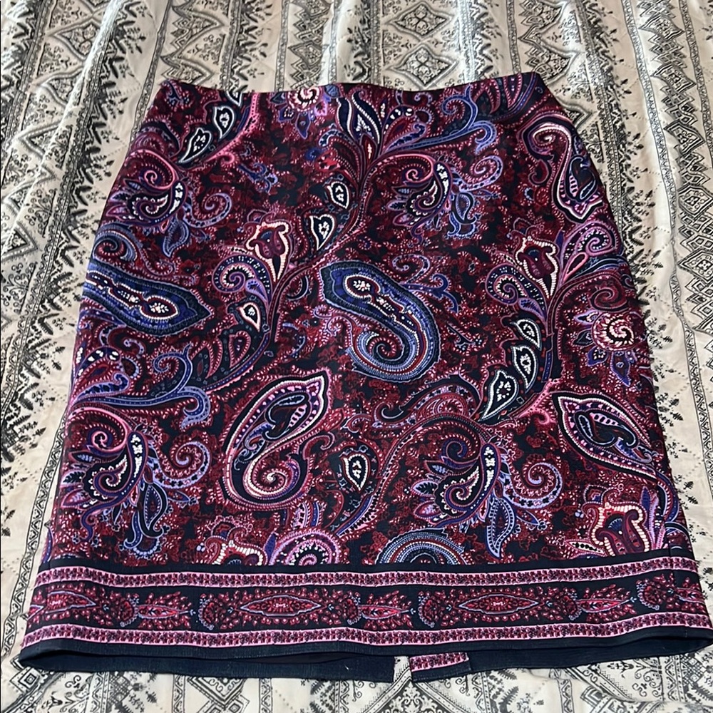 Paisley Print Women's Skirt